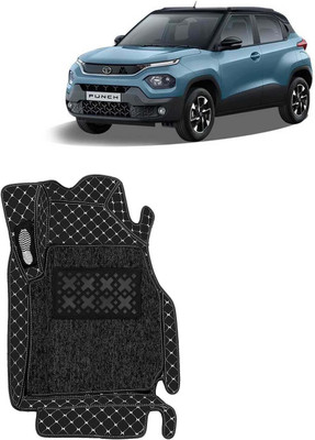 TOFIT ENTERPRISE Leatherite 7D Mat For  Tata Punch(Black)