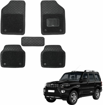 Mecarnic Leatherite 7D Mat For  Mahindra Universal For Car(Black)