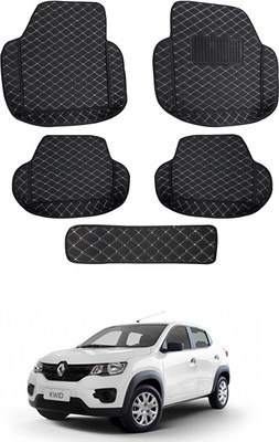 MATIES Leatherite 7D Mat For  Renault Kwid(Black)