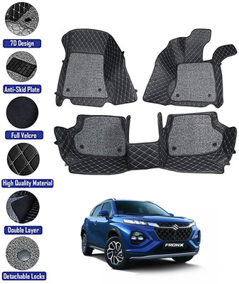RKPSP Leatherite 7D Mat For  Maruti Universal For Car(Black)