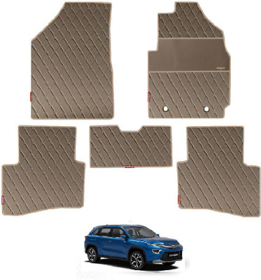 elegant Leatherite Standard Mat For  Toyota Urban Cruiser Hyryder(Black, Beige)