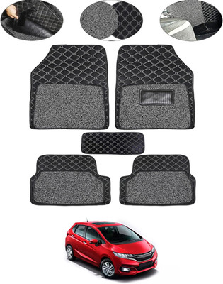 MSNP Leatherite 7D Mat For  Honda Jazz(Black)
