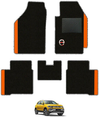 elegant Polypropylene Standard Mat For  Volkswagen Taigun(Black, Orange)