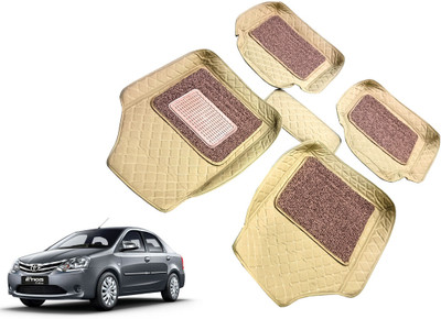 AUTO PEARL Leatherite 7D Mat For  Toyota Etios(Beige)