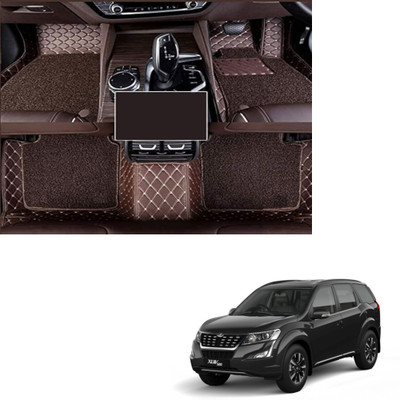 Autoclow Leatherite 7D Mat For  Mahindra XUV 500(Brown)