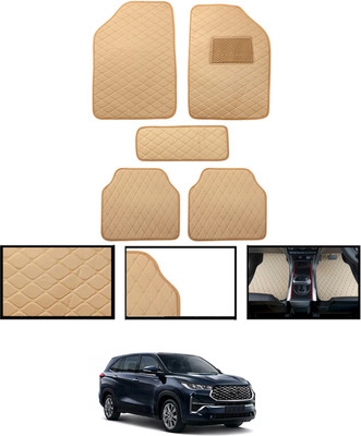 CCMM Leatherite Standard Mat For  Toyota Universal For Car(Beige)