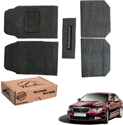 WolkomHome PVC Standard Mat For  Universal For Car(Black)