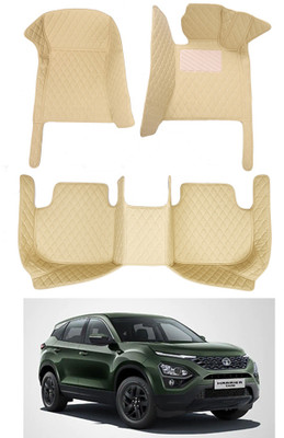 MATIES Leatherite 7D Mat For  Tata Universal For Car(Beige)