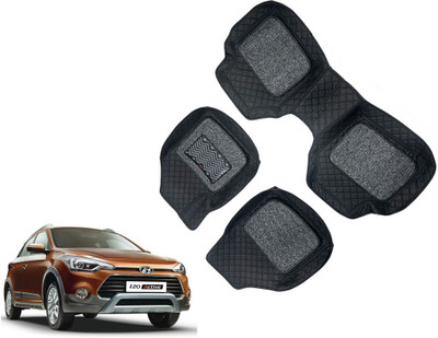 AUTO PEARL Leatherite 7D Mat For  Hyundai i20 Active(Black)