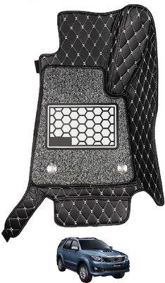 Euro Care Leatherite 7D Mat For  Toyota Fortuner Old(Black)