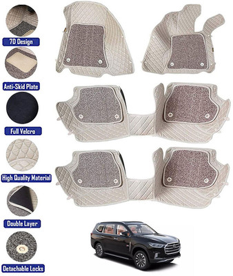 RKPSP Leatherite 7D Mat For  MG Gloster(Beige)