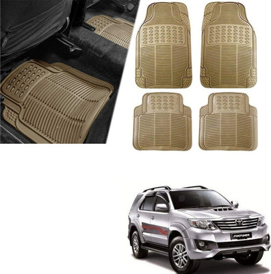 Znee Smart Rubber Standard Mat For  Universal For Car(Beige)