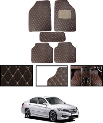 MSNP Leatherite Standard Mat For  Honda Accord(Brown)