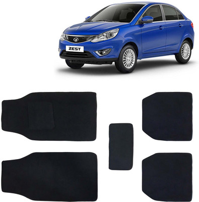 Kingsway Fabric Standard Mat For  Tata Zest(Black)