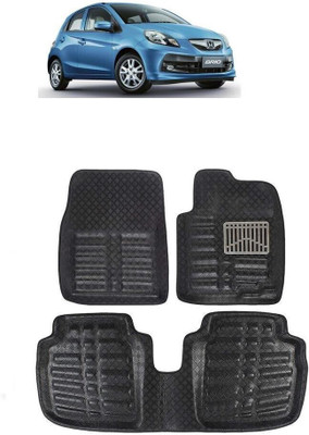 arneja trading company Polyutherine 3D Mat For  Honda Brio(Black)