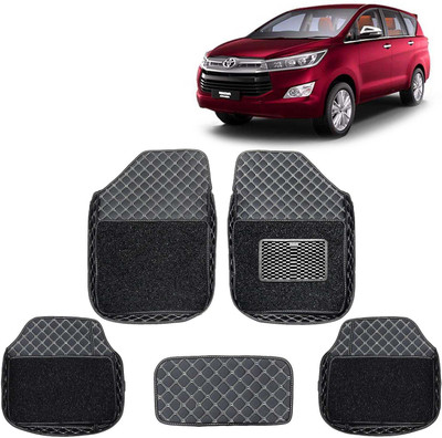 TOFIT ENTERPRISE Leatherite 7D Mat For  Toyota Innova Crysta(Black)