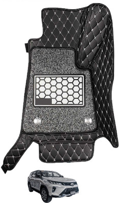 Euro Care Leatherite 7D Mat For  Toyota Universal For Car(Black)