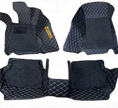 STYLE CHOICE Leather 7D Mat For  Mahindra XUV 500(Black)