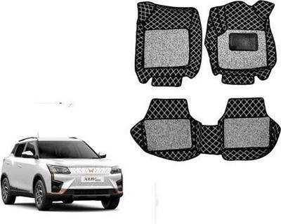 Autorepute Leather 7D Mat For  Mahindra XUV400(Black)