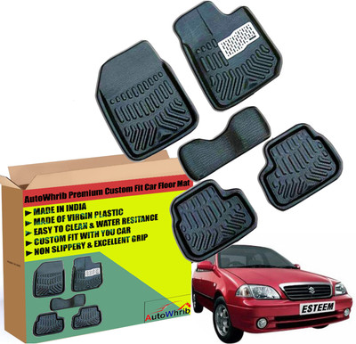 Autowhrib Plastic 3D Mat For  Maruti Suzuki Esteem(Black)