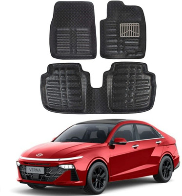 Ds enterprise PVC 5D Mat For  Hyundai Verna(Black)