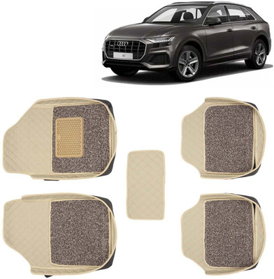 Kingsway Leatherite 7D Mat For  Audi Universal For Car(Beige)