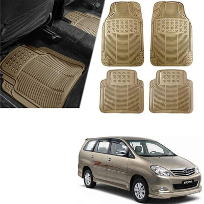 Znee Smart Rubber Standard Mat For  Universal For Car(Beige)