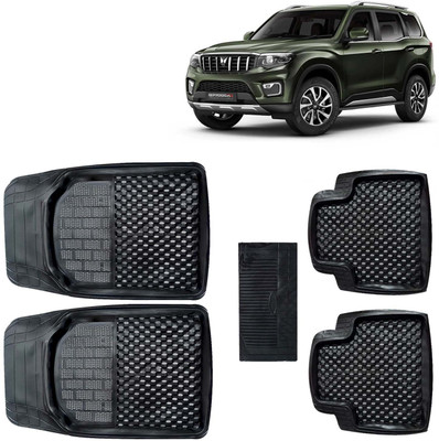 Kingsway PVC Tray Mat For  Mahindra Scorpio N(Black)
