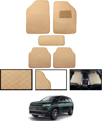 CCMM Leatherite Standard Mat For  Jeep Meridian(Beige)