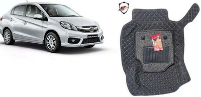 TOFIT ENTERPRISE Leatherite 7D Mat For  Honda Amaze(Black)
