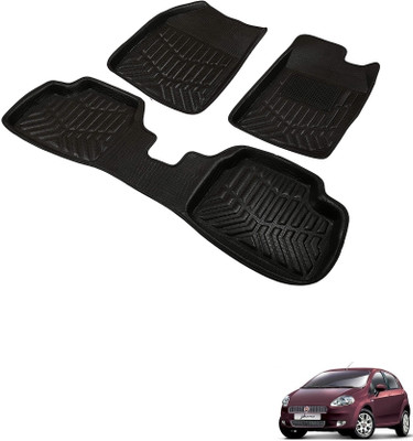 KOZDIKO Plastic 3D Mat For  Fiat Punto(Black)