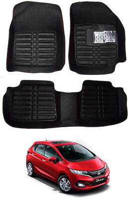 MATIES Plastic 5D Mat For  Honda Jazz(Black)