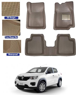 MATIES Plastic Tray Mat For  Renault Kwid(Beige)