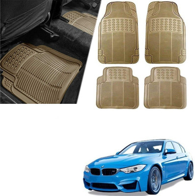 Znee Smart Rubber Standard Mat For  Universal For Car(Beige)