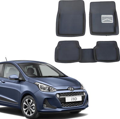 Dapidx Plastic 3D Mat For  Hyundai i10(Black)