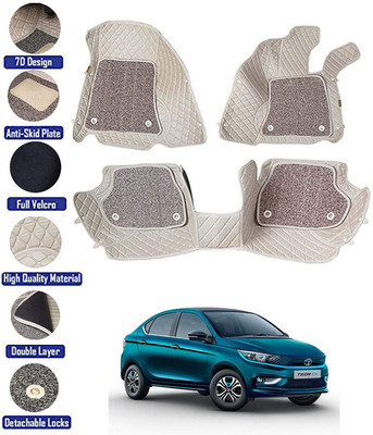 RKPSP Leatherite 7D Mat For  Tata Tigor EV(Beige)