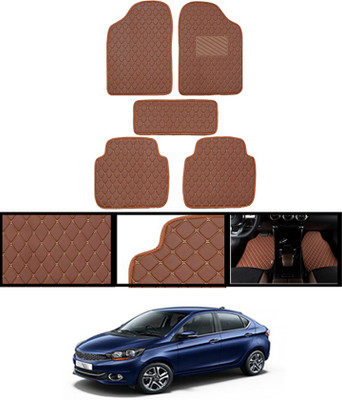 ABJD Leatherite Standard Mat For  Tata Tigor EV(Orange)