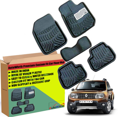 Autowhrib Plastic 3D Mat For  Renault Duster(Black)