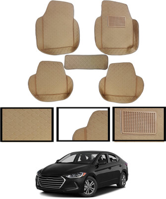 AYW Leatherite 7D Mat For  Hyundai Elantra(Beige)