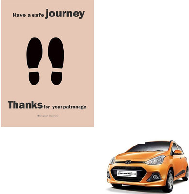 SEMAPHORE Paper Disposable Paper Mat For  Hyundai Grand i10(Brown)