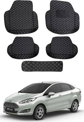 MATIES Leatherite 7D Mat For  Ford Fiesta(Black)