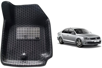 ROSHNEER ENTERPRISES PVC Tray Mat For  Volkswagen Jetta(Black)