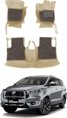 TOFIT ENTERPRISES Leatherite 7D Mat For  Toyota Innova Crysta(Beige)