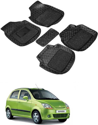 arneja trading company Leatherite 7D Mat For  Chevrolet Spark(Black)