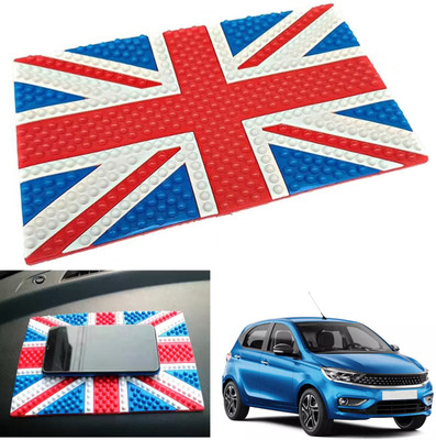 PEEPS STORE Rubber Tray Mat For  Tata Tiago(Red, Blue)