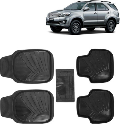 Kingsway PVC Tray Mat For  Toyota Fortuner(Black)