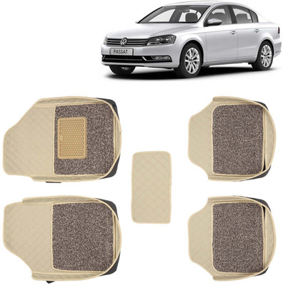 Kingsway Leatherite 7D Mat For  Volkswagen Passat(Beige)