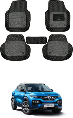 MATIES Leatherite 7D Mat For  Renault Kiger(Black)