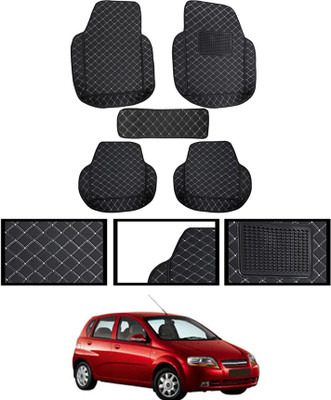 MATIES Leatherite 7D Mat For  Chevrolet Universal For Car(Black)