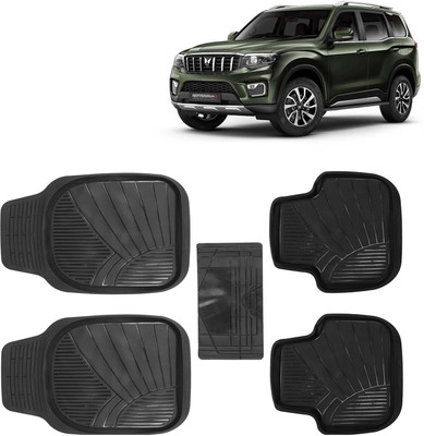 Kingsway PVC Tray Mat For  Mahindra Scorpio N(Black)